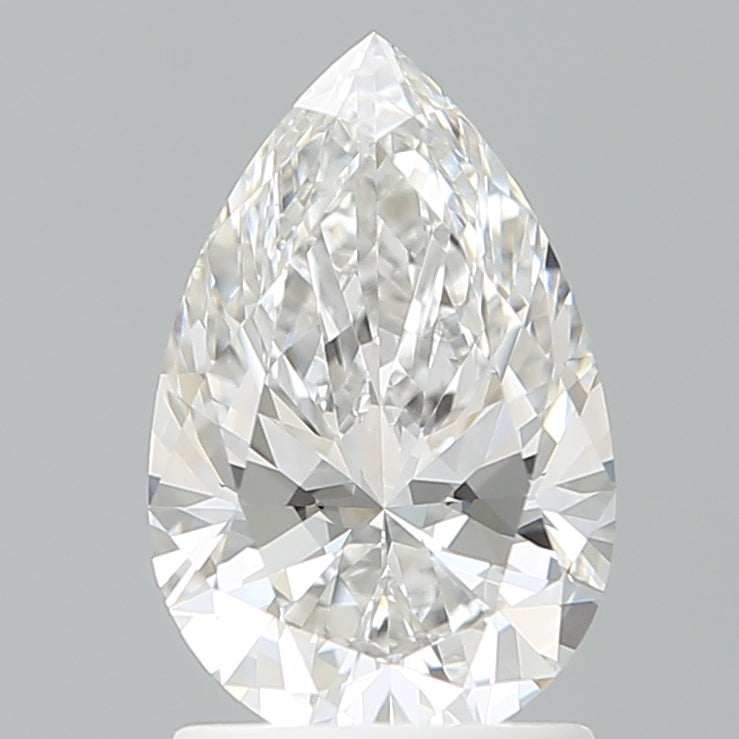 1.59 Carat Pear Shaped, Ideal Cut, E Color, VVS1 Clarity, IGI Certified Lab Grown Diamond