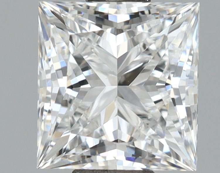 1.01 Carat Princess Shaped, Ideal Cut, E Color, VVS1 Clarity, IGI Certified Lab Grown Diamond