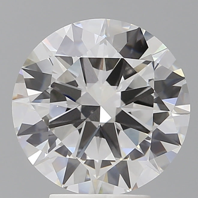4.00 Carat Round Shaped, Excellent Cut, F Color, VS1 Clarity, IGI Certified Lab Grown Diamond