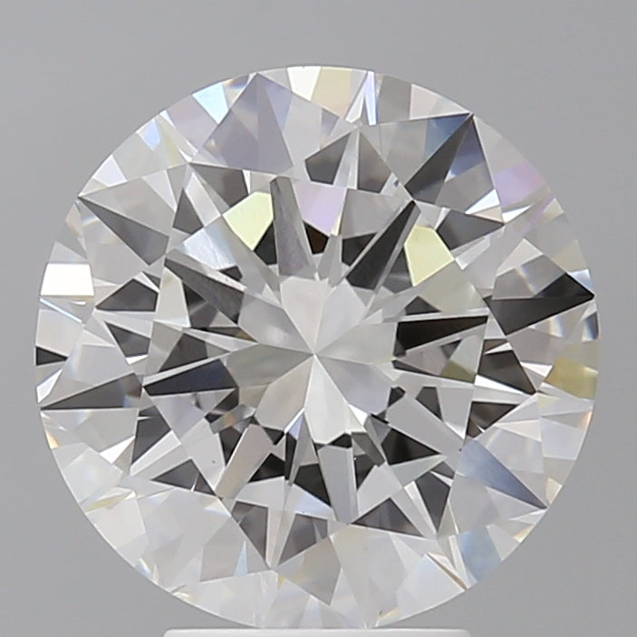 5.00 Carat Round Shaped, Excellent Cut, F Color, VVS2 Clarity, IGI Certified Lab Grown Diamond