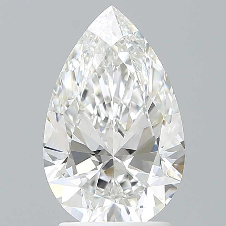 2.29 Carat Pear Shaped, Ideal Cut, F Color, VVS1 Clarity, IGI Certified Lab Grown Diamond