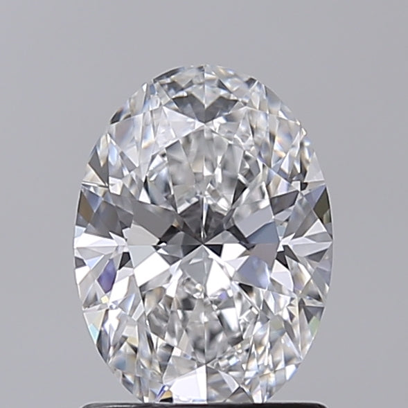 1.23 Carat Oval Shaped, Excellent Cut, D Color, VVS2 Clarity, IGI Certified Lab Grown Diamond