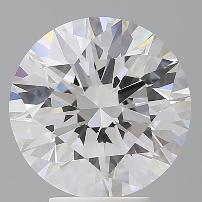 4.50 Carat Round Shaped, Excellent Cut, F Color, VVS2 Clarity, IGI Certified Lab Grown Diamond
