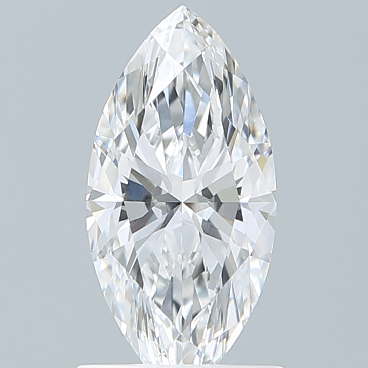 1.10 Carat Marquise Shaped, Ideal Cut, D Color, VVS2 Clarity, IGI Certified Lab Grown Diamond