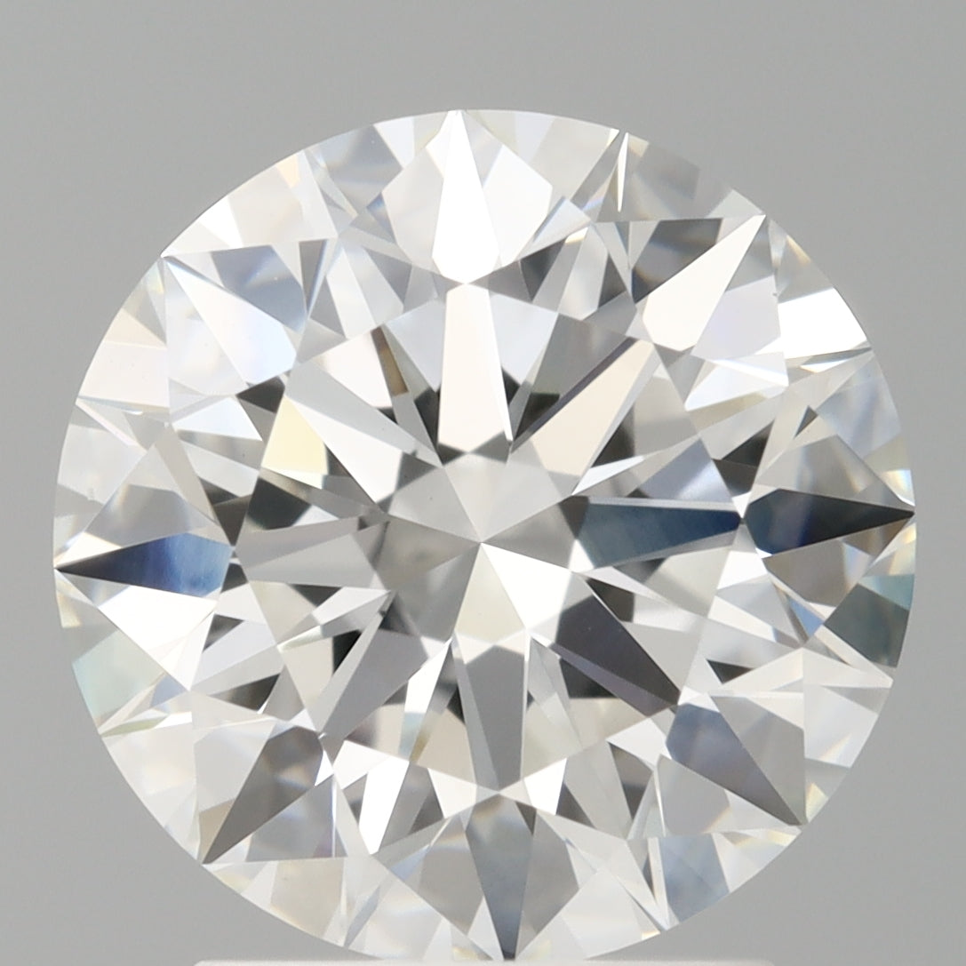 2.59 Carat Round Shaped, Ideal Cut, E Color, VVS2 Clarity, IGI Certified Lab Grown Diamond