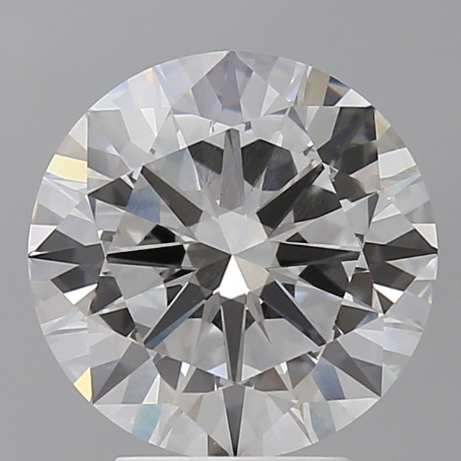 4.02 Carat Round Shaped, Excellent Cut, E Color, VVS2 Clarity, IGI Certified Lab Grown Diamond