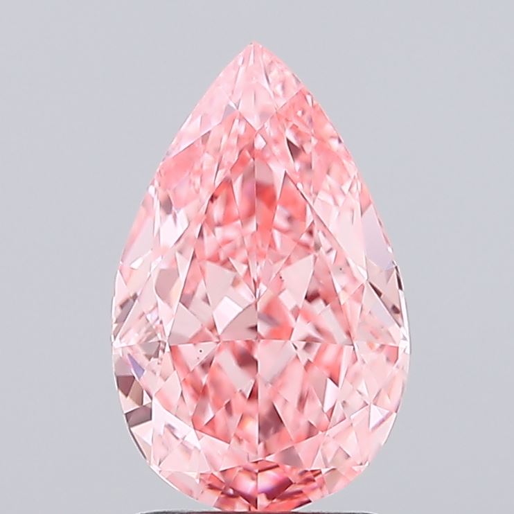 2.25 Carat Pear Shaped, Ideal Cut, VS1 Clarity, IGI Certified Lab Grown Diamond