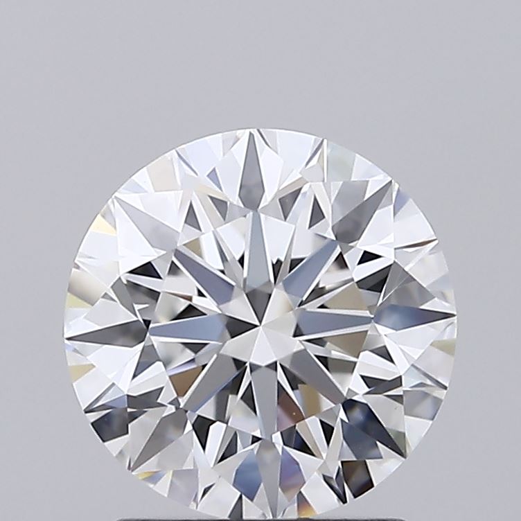 1.54 Carat Round Shaped, Ideal Cut, D Color, VVS2 Clarity, IGI Certified Lab Grown Diamond