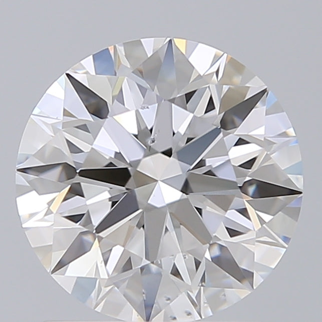 1.63 Carat Round Shaped, Ideal Cut, D Color, SI1 Clarity, IGI Certified Lab Grown Diamond