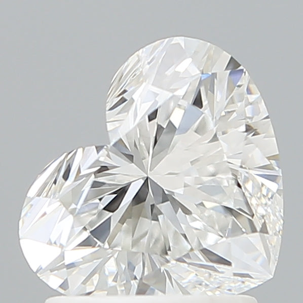 1.56 Carat Heart Shaped, Ideal Cut, E Color, VVS2 Clarity, IGI Certified Lab Grown Diamond