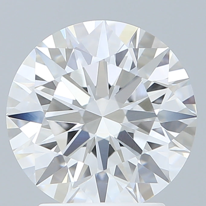 2.60 Carat Round Shaped, Ideal Cut, D Color, VVS2 Clarity, IGI Certified Lab Grown Diamond