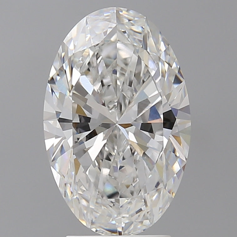 3.53 Carat Oval Shaped, Ideal Cut, E Color, VVS2 Clarity, IGI Certified Lab Grown Diamond