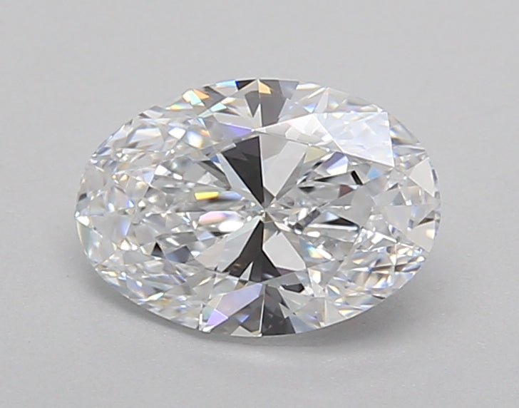 1.00 Carat Oval Shaped, Very Good Cut, D Color, VVS2 Clarity, IGI Certified Lab Grown Diamond