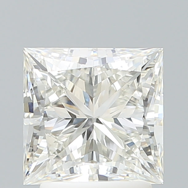 2.51 Carat Princess Shaped, Ideal Cut, F Color, VVS2 Clarity, IGI Certified Lab Grown Diamond