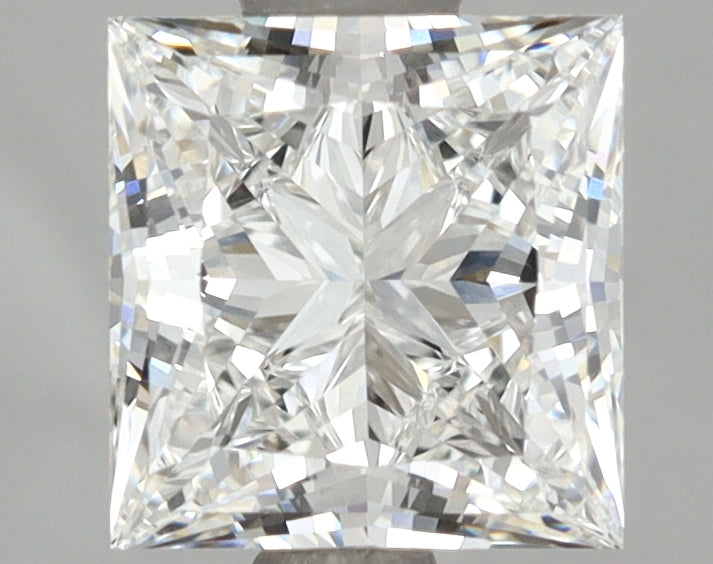 2.14 Carat Princess Shaped, Excellent Cut, E Color, VVS1 Clarity, IGI Certified Lab Grown Diamond