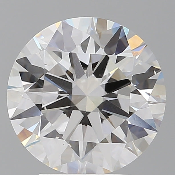 3.55 Carat Round Shaped, Ideal Cut, F Color, VS1 Clarity, IGI Certified Lab Grown Diamond