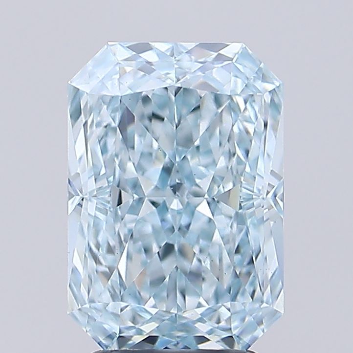 3.01 Carat Radiant Shaped, Ideal Cut, VVS2 Clarity, IGI Certified Lab Grown Diamond