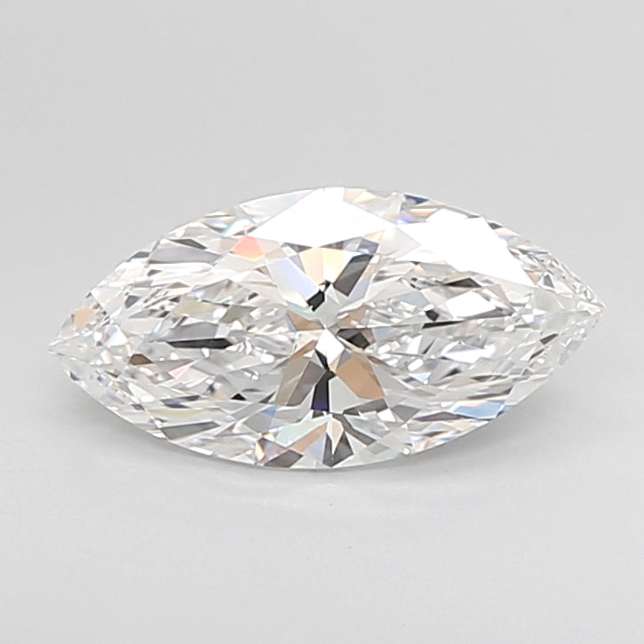 2.10 Carat Marquise Shaped, Ideal Cut, E Color, VVS2 Clarity, IGI Certified Lab Grown Diamond