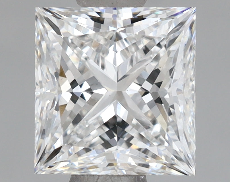 1.44 Carat Princess Shaped, Ideal Cut, E Color, VS1 Clarity, IGI Certified Lab Grown Diamond