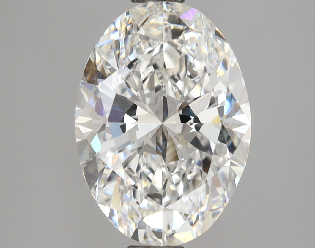 3.51 Carat Oval Shaped, Ideal Cut, D Color, VVS1 Clarity, IGI Certified Lab Grown Diamond