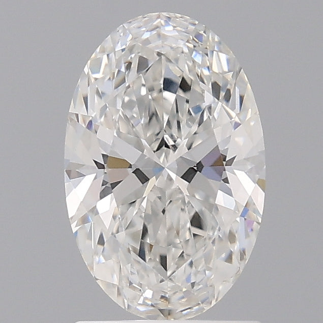 1.57 Carat Oval Shaped, Ideal Cut, E Color, VVS2 Clarity, IGI Certified Lab Grown Diamond