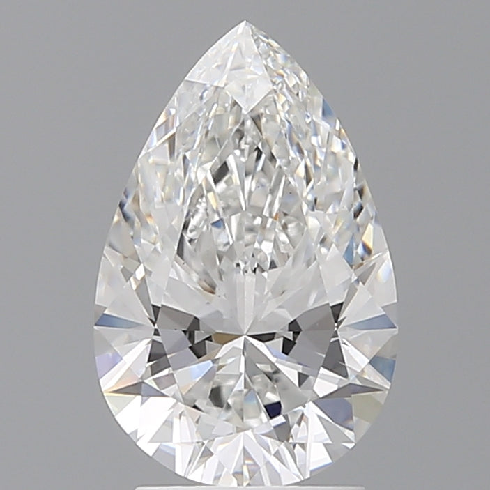 2.54 Carat Pear Shaped, Ideal Cut, E Color, VS1 Clarity, IGI Certified Lab Grown Diamond