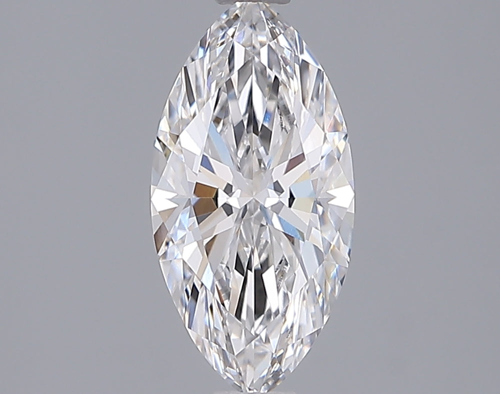 1.52 Carat Marquise Shaped, Ideal Cut, D Color, VVS2 Clarity, IGI Certified Lab Grown Diamond