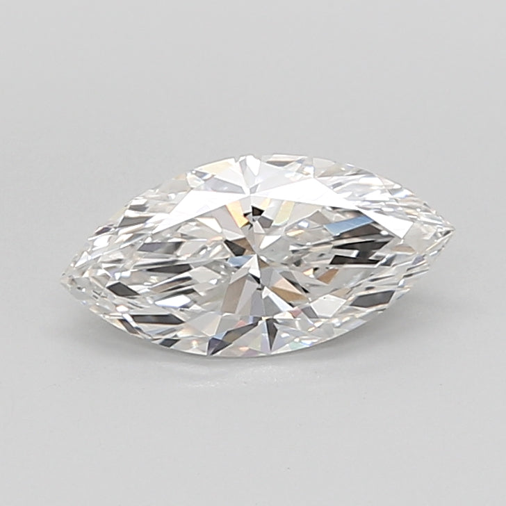 1.54 Carat Marquise Shaped, Ideal Cut, F Color, VVS2 Clarity, IGI Certified Lab Grown Diamond
