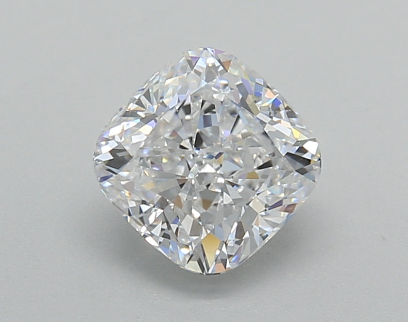 1.50 Carat Cushion Shaped, Excellent Cut, D Color, VVS2 Clarity, IGI Certified Lab Grown Diamond