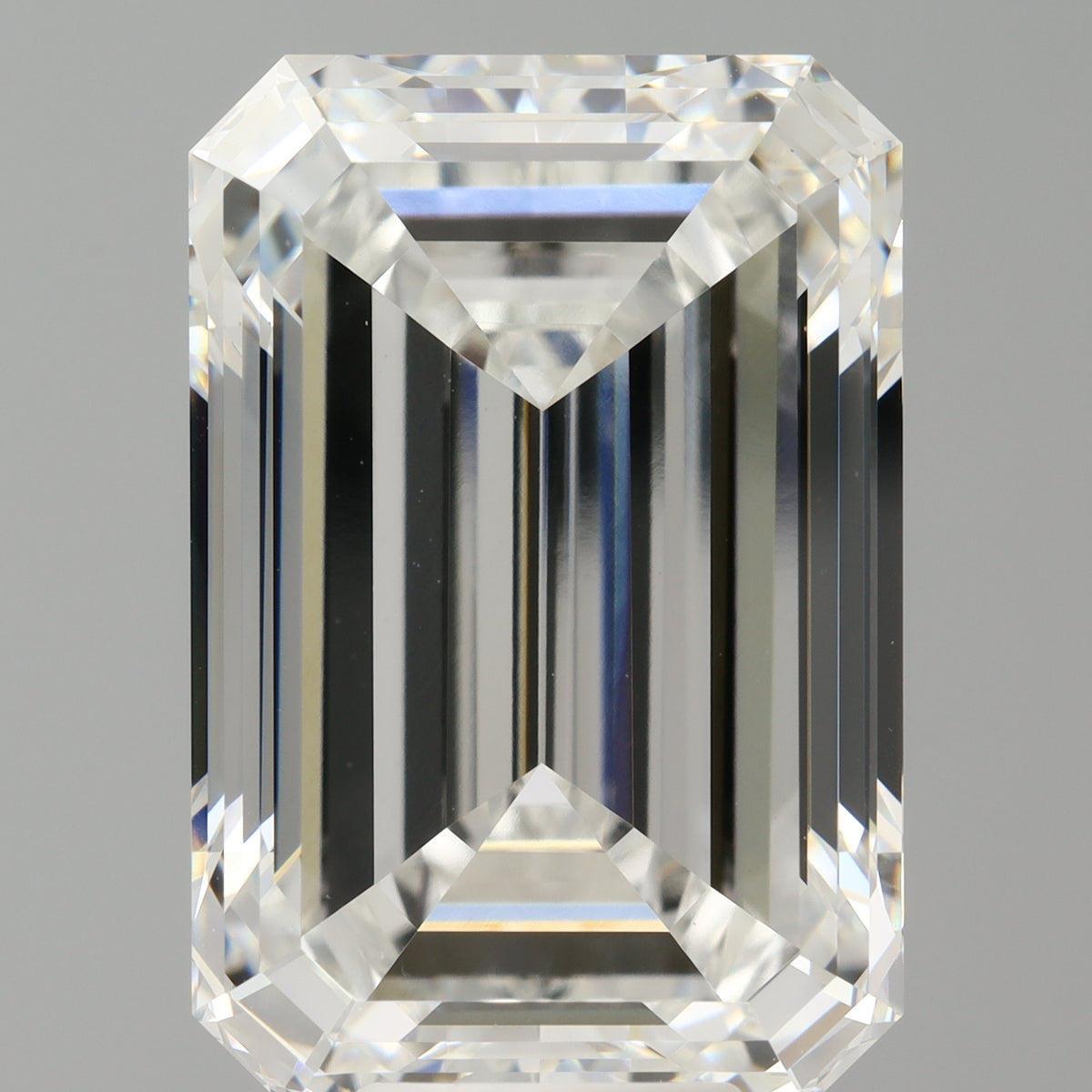 10.03 Carat Emerald Shaped, Ideal Cut, F Color, VVS2 Clarity, IGI Certified Lab Grown Diamond