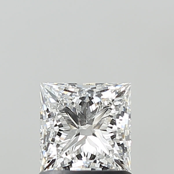 1.04 Carat Princess Shaped, Ideal Cut, E Color, VVS2 Clarity, IGI Certified Lab Grown Diamond