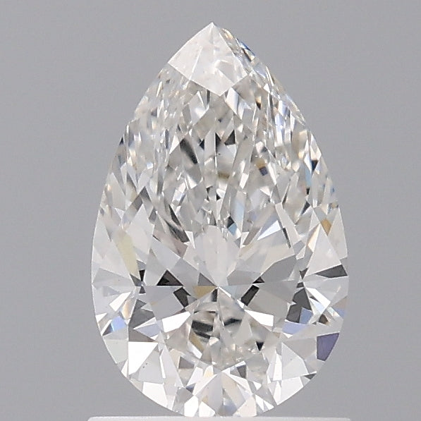 1.09 Carat Pear Shaped, Ideal Cut, F Color, VS1 Clarity, IGI Certified Lab Grown Diamond