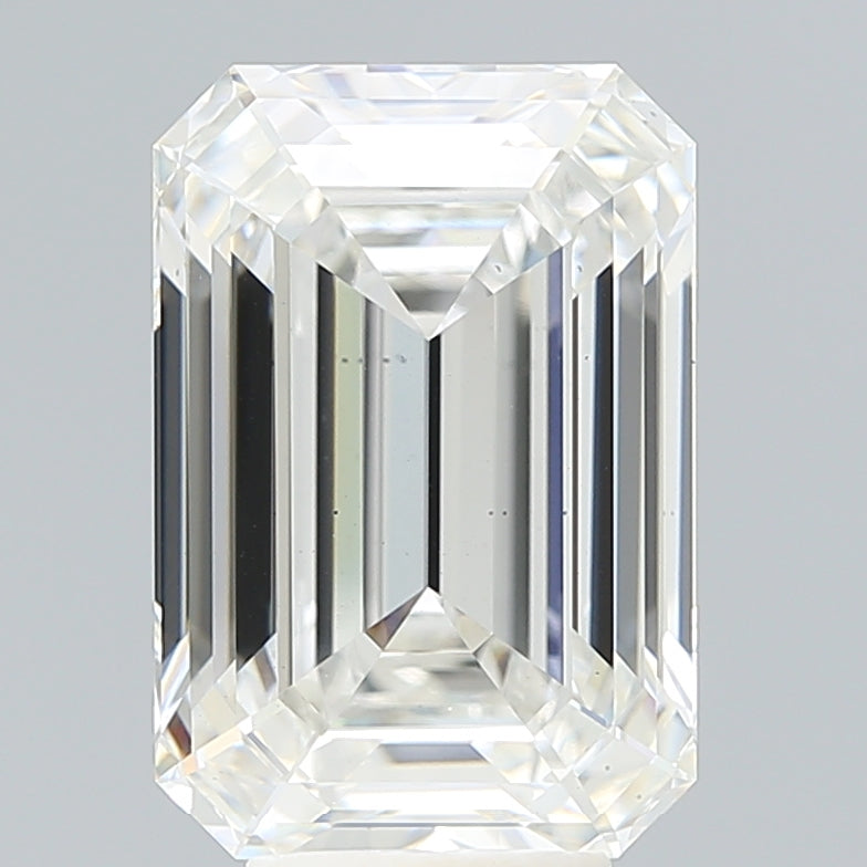 6.01 Carat Emerald Shaped, Very Good Cut, G Color, VS2 Clarity, IGI Certified Lab Grown Diamond