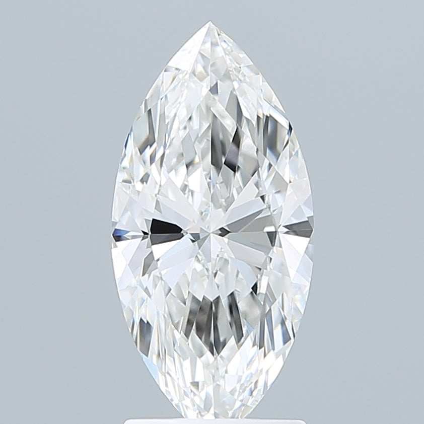 2.07 Carat Marquise Shaped, Ideal Cut, F Color, VVS2 Clarity, IGI Certified Lab Grown Diamond