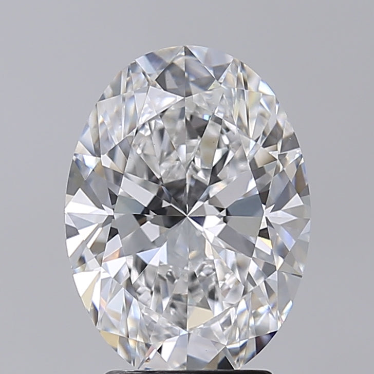 3.29 Carat Oval Shaped, Excellent Cut, E Color, VVS2 Clarity, IGI Certified Lab Grown Diamond