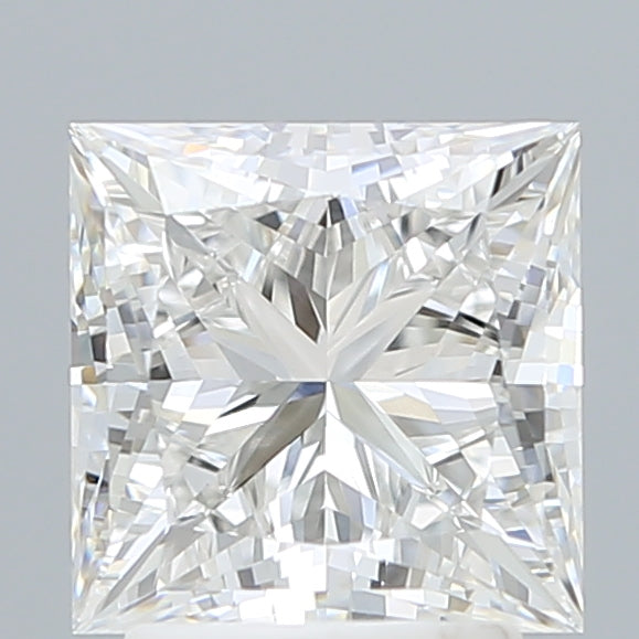 2.68 Carat Princess Shaped, Ideal Cut, E Color, VVS2 Clarity, IGI Certified Lab Grown Diamond