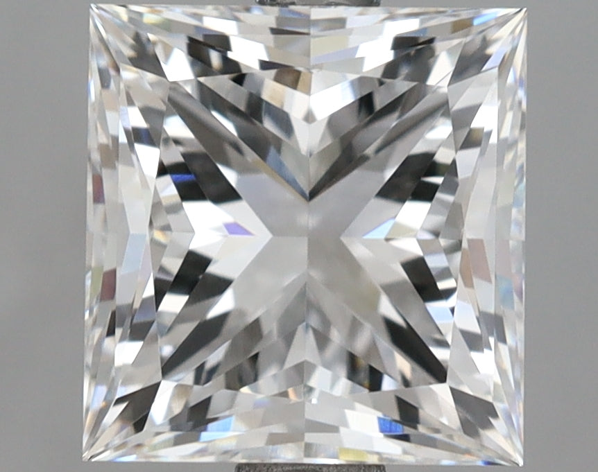 3.06 Carat Princess Shaped, Excellent Cut, D Color, VVS1 Clarity, IGI Certified Lab Grown Diamond