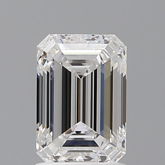 1.58 Carat Emerald Shaped, Ideal Cut, D Color, VS1 Clarity, IGI Certified Lab Grown Diamond