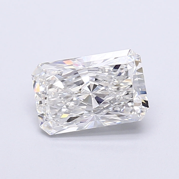 1.51 Carat Radiant Shaped, Very Good Cut, E Color, VVS2 Clarity, IGI Certified Lab Grown Diamond