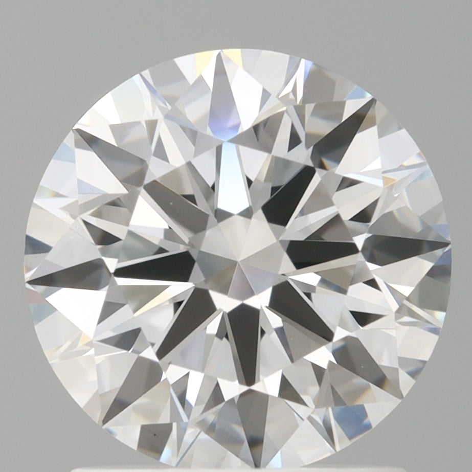 1.59 Carat Round Shaped, Ideal Cut, D Color, VVS2 Clarity, IGI Certified Lab Grown Diamond
