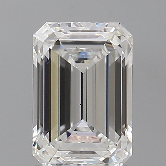 2.00 Carat Emerald Shaped, Ideal Cut, E Color, VS2 Clarity, IGI Certified Lab Grown Diamond