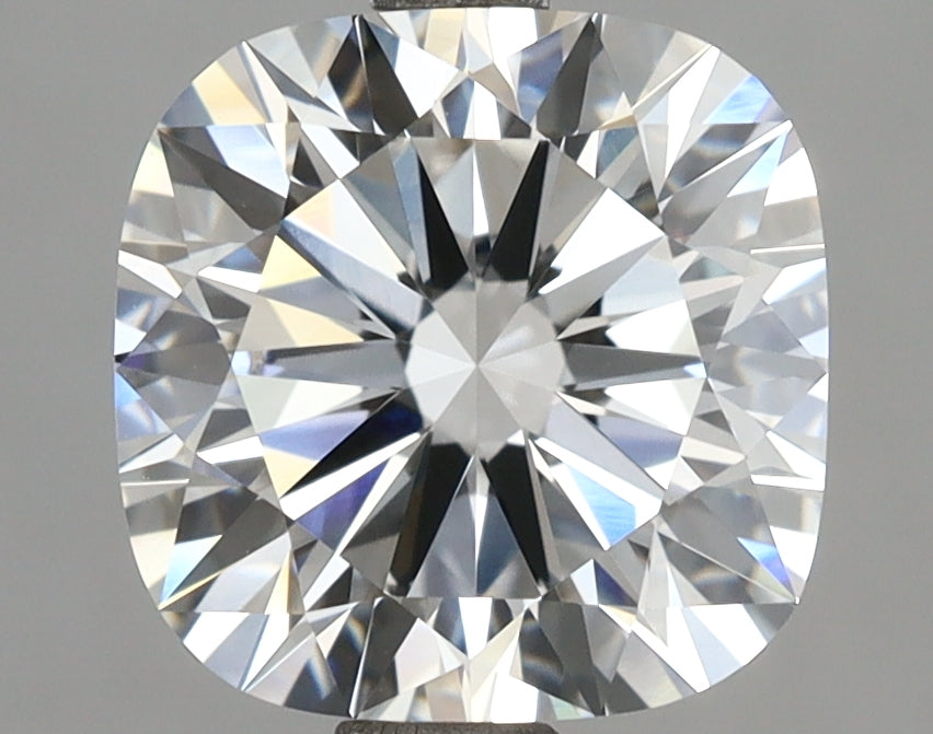 3.59 Carat Cushion Shaped, Excellent Cut, F Color, VVS2 Clarity, IGI Certified Lab Grown Diamond