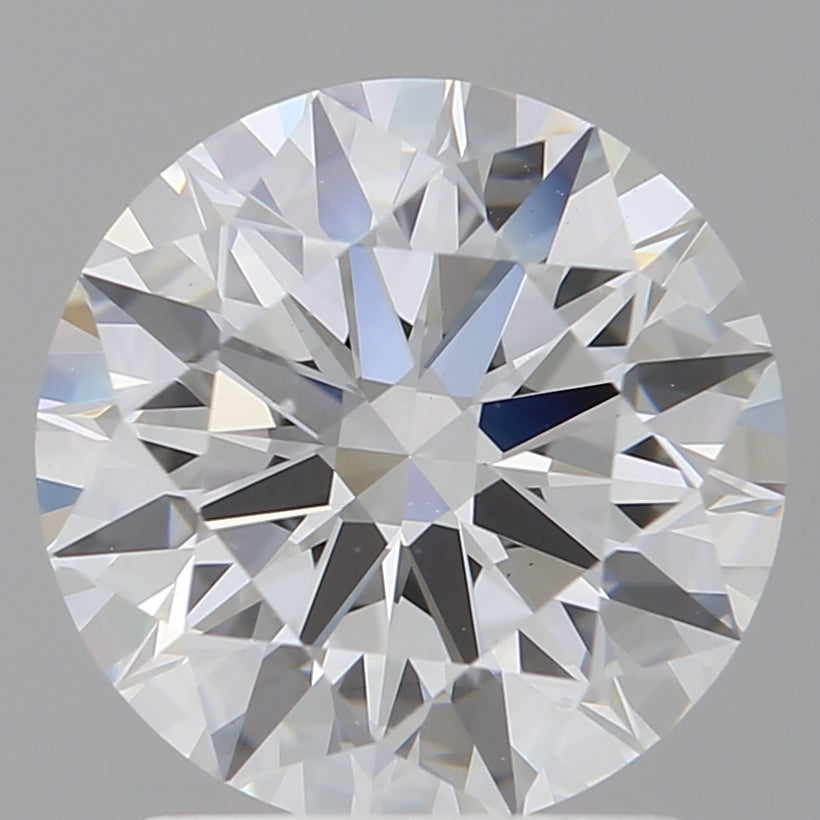 2.03 Carat Round Shaped, Ideal Cut, E Color, VVS2 Clarity, IGI Certified Lab Grown Diamond