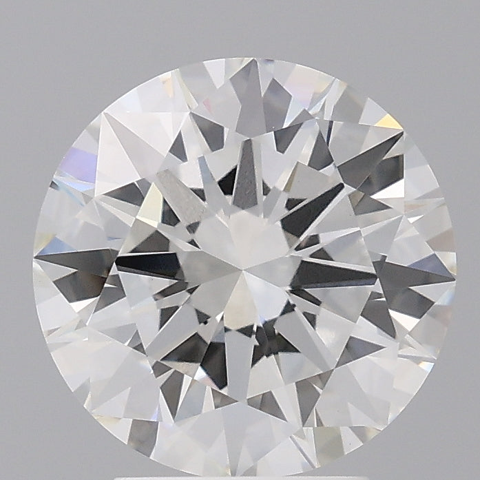 3.51 Carat Round Shaped, Excellent Cut, F Color, VVS2 Clarity, IGI Certified Lab Grown Diamond