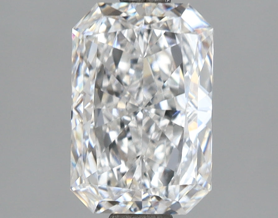 2.04 Carat Radiant Shaped, Ideal Cut, D Color, VVS1 Clarity, IGI Certified Lab Grown Diamond