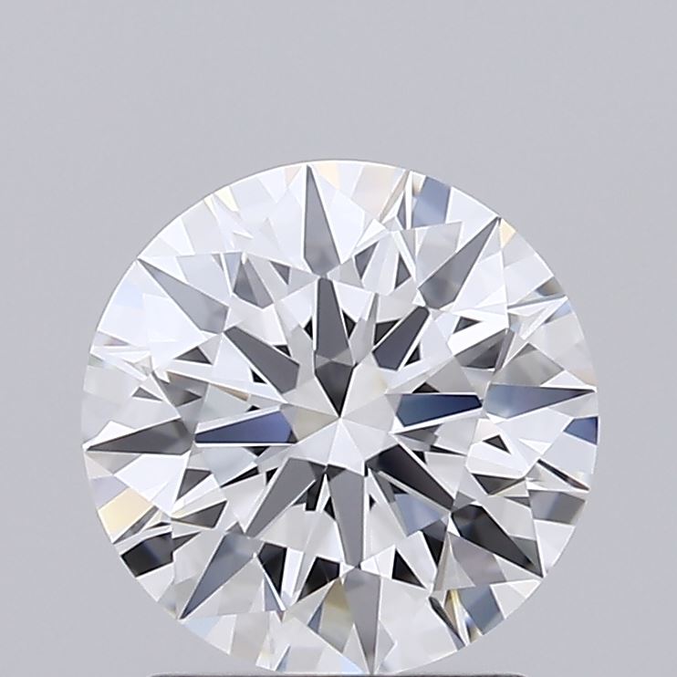 1.55 Carat Round Shaped, Ideal Cut, D Color, IF Clarity, IGI Certified Lab Grown Diamond