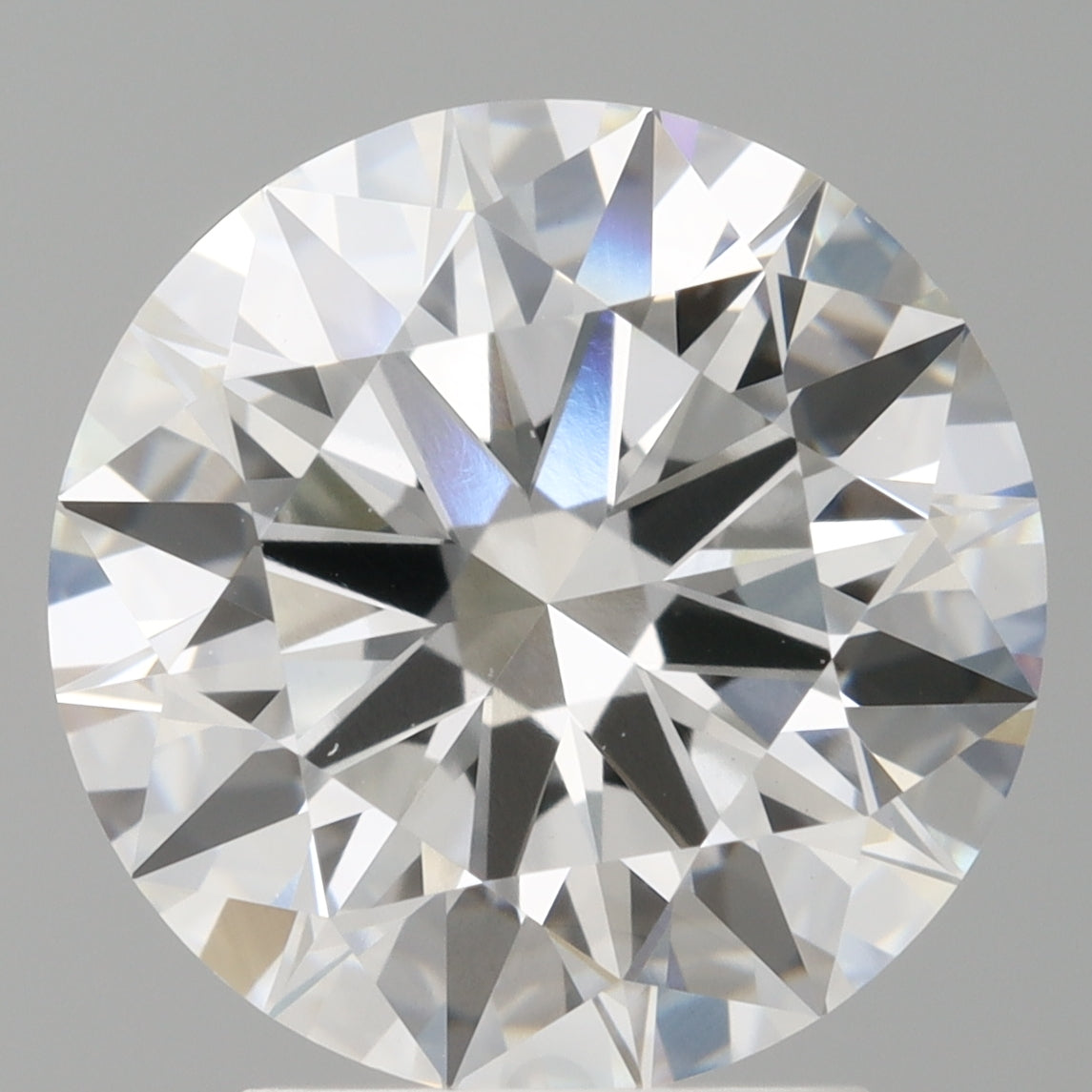3.05 Carat Round Shaped, Ideal Cut, E Color, VVS2 Clarity, IGI Certified Lab Grown Diamond