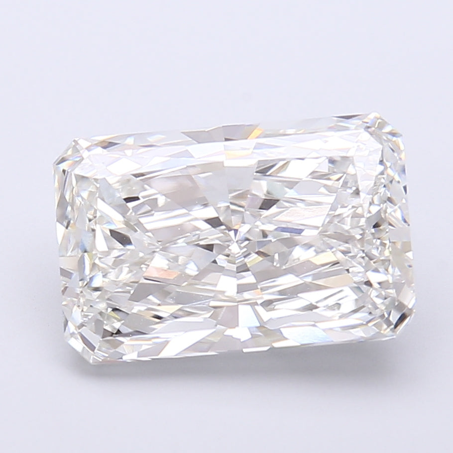 5.07 Carat Radiant Shaped, Very Good Cut, F Color, VS1 Clarity, IGI Certified Lab Grown Diamond