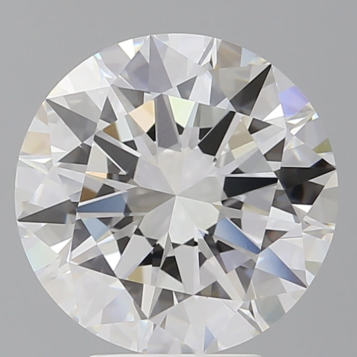 5.02 Carat Round Shaped, Excellent Cut, F Color, VVS2 Clarity, IGI Certified Lab Grown Diamond