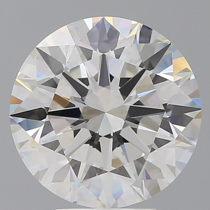 5.50 Carat Round Shaped, Excellent Cut, E Color, VVS2 Clarity, IGI Certified Lab Grown Diamond